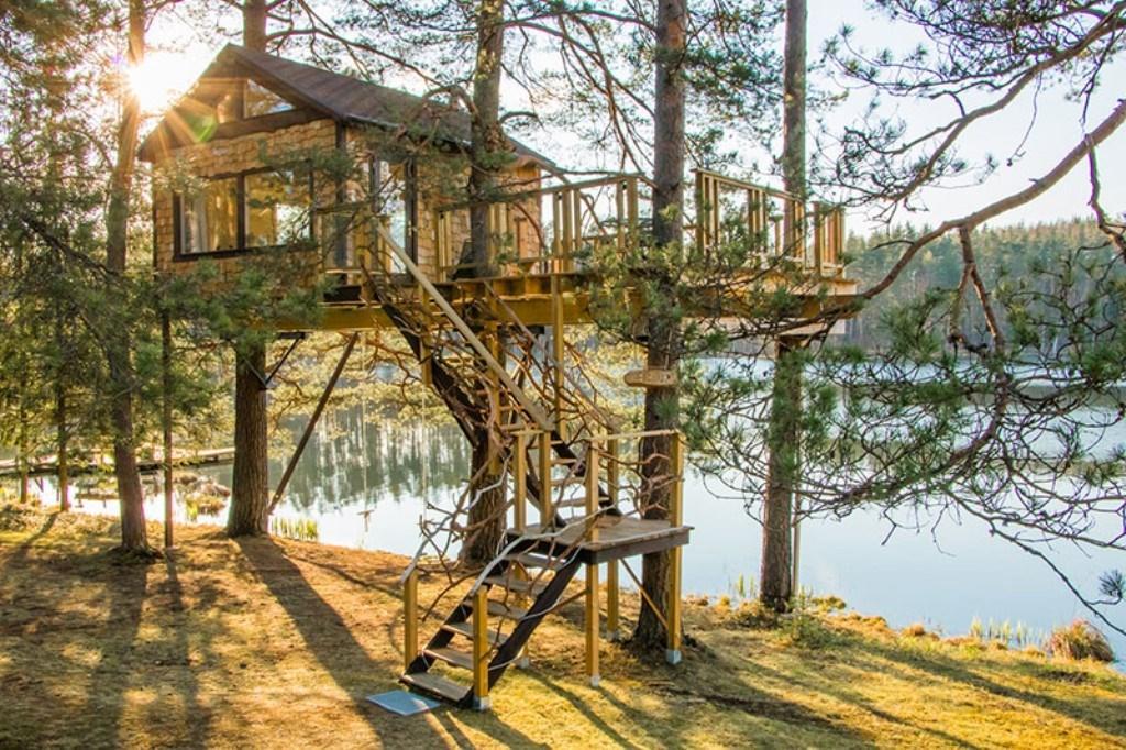 Treehouse Ciekurs Villa Dukuri Ngoại thất bức ảnh